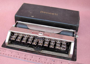 Bennett Portable Typewriter