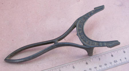 Patented Cast Iron Boot Jack