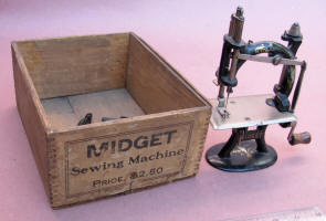 "Midget" Toy / Travel Size / Child-Size Antique Sewing Machine