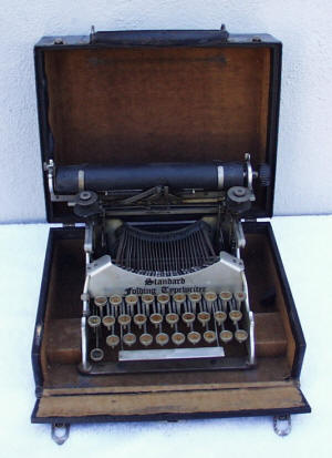 Standard Folding Aluminum Portable Typewriter