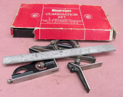 Starrett Combination Square w/ Protractor & Angle Divider 