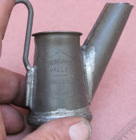 John Dunlap Co. / Monongahela Valley Pittsburg PA Oil Wick Mining Lamp