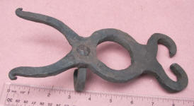 Antique Forged Iron Boot Jack