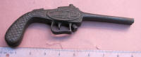 Cast Iron Figural Pistol Bootjack