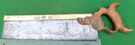 Disston Dome Nut 12 InchBacksaw