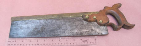 Disston Tall Nut Back Saw