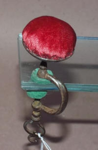 Antique Sewing Clamp Pincushion