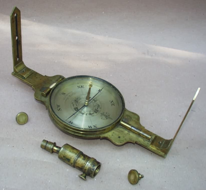 MHS Collections Online: Surveyor's compass