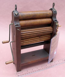 1873 Patent Model of Washing Machine / Wringer by A. M. Wilson of White Ridge Michigan