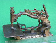 Patented 1858 Clark Patent Foliage Sewing Machine