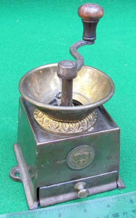 www.AntiqBuyer.com antique coffee mills sales archive