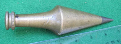 Brass Surveyor's Plumb Bob