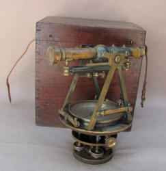 W. & L. E. Gurley Engineers / Surveyor's Transit w/ Double Mark F. W. Lincoln  