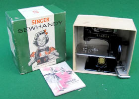 Black Singer Model 20 - 10 US Made TSM / Toy Sewing Machine