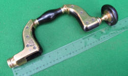 English Ebony Fill Metallic Frame Patent Brace