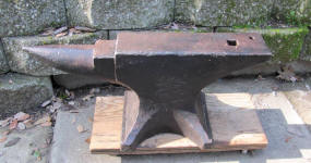 Peter Wright 200 lb Wrought Iron Anvil 