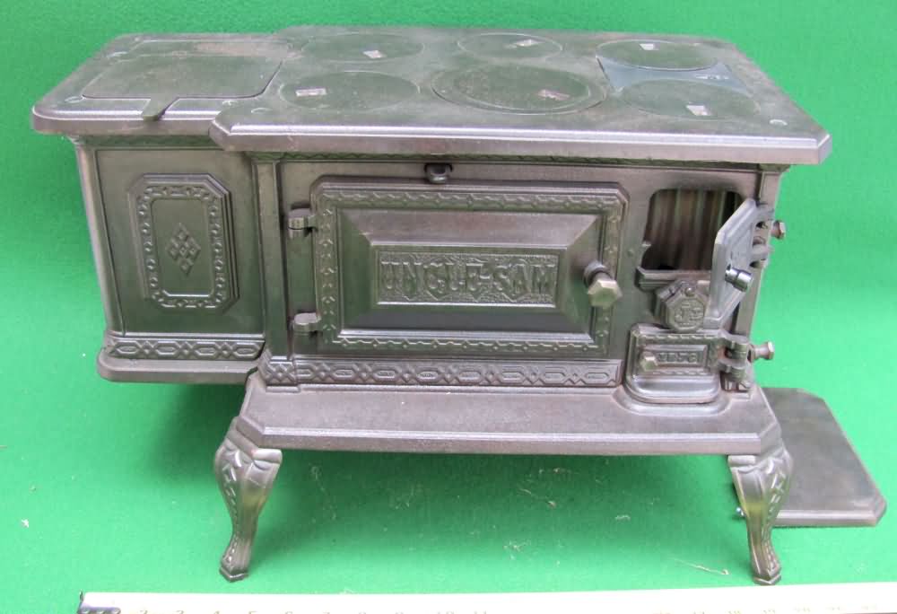 Passion Flower Cast Iron Stove Salesmans Sample Original 1886 Form Very  Rare 14 Tall X 19w X 12 Deep A Must for Collector 