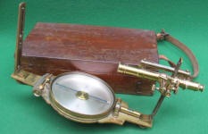 W. & L. E. Gurley Vernier Compass w/ Auxiliary Scope