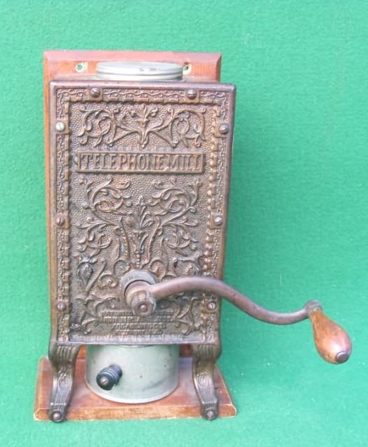 www.AntiqBuyer.com antique coffee mills sales archive
