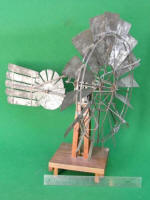 Salesman Sample Windmill w/ Auxiliary Rotor In Tail Vane