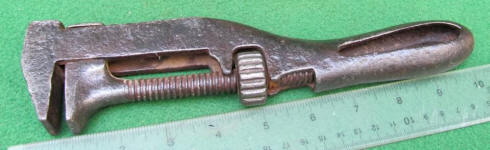 Early Cast Iron Adjustable Nut Wrench
