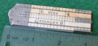 Stanley # 39 1' 4 Fold Ivory Rule