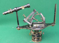 Gurley Solar Compass w/ Auxiliary Scope & Original Box