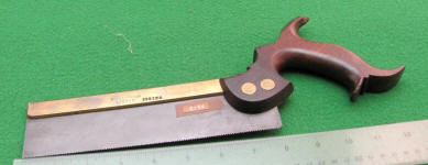 Moseley & Son  Brass Backed Spring Steel Backsaw