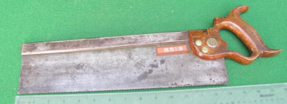 Wheeler Madden & Clemson 14  Back Saw