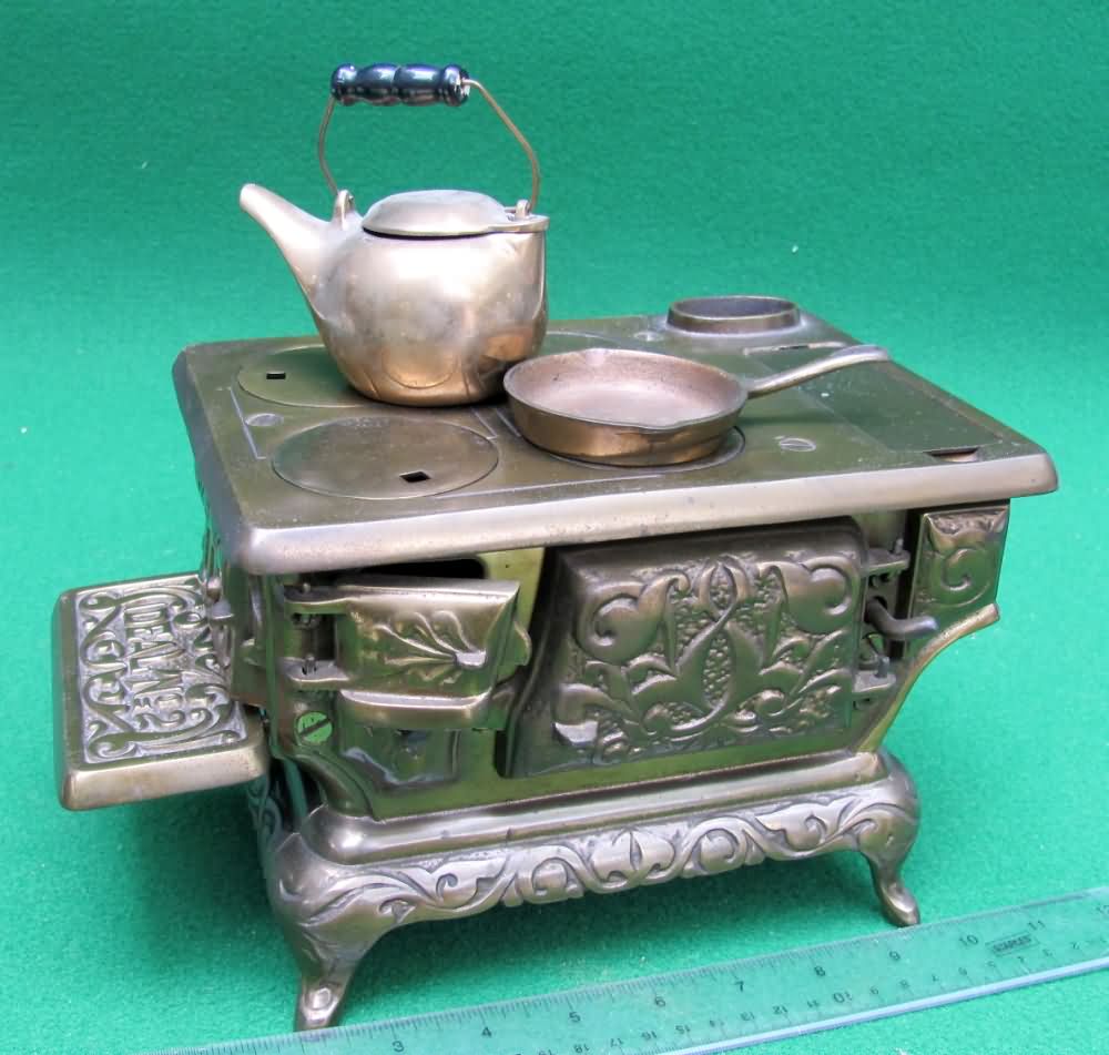 Passion Flower Cast Iron Stove Salesmans Sample Original 1886 Form Very  Rare 14 Tall X 19w X 12 Deep A Must for Collector 