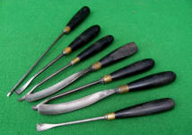 Ebony Handle Carving Tools