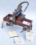 1879 Ironing Apparatus Patent Model by Crawford