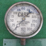 J. I. Case T. M. Co. of Racine Wis. Steam Engine Gauge