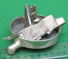 Nickel Plated Handy Pencil Sharpener 