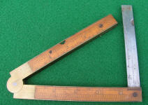 Stephens & Co. # 36 Architects Inclinometer Rule w/ Bevel