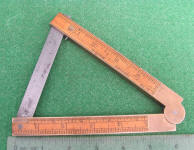 Stephens & Co. # 36 Architects Inclinometer Rule w/ Bevel