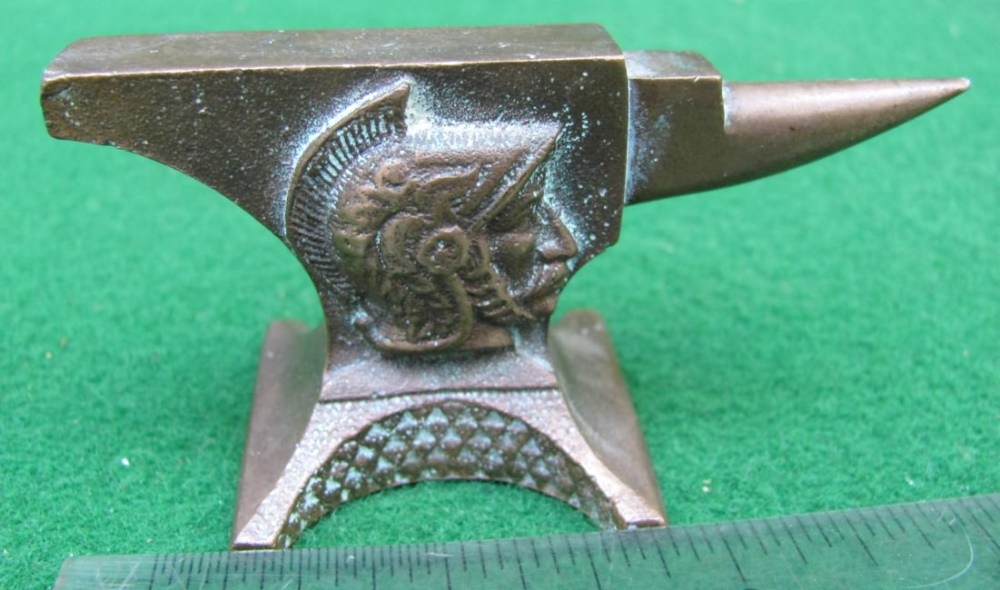 Cast Iron COLT 1855 Mini Anvil Salesman Sample Blacksmith Tool