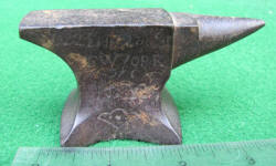 Adam Wagner Cast Iron Miniature Advertising Anvil / Salesman Sample / Paperweigh