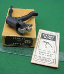 Stanley 42 X Saw Set in Original Box w/ Instructions