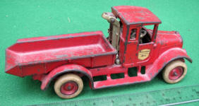 Arcade Baby Red Dump Truck