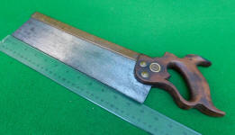 Disston Brass Back 12 Inch Back Saw