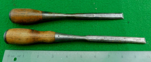 2 Stanley 1/2 Inch Everlasting Chisels