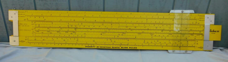 Pickett N4-ES 4' Classroom Teaching Aid Slide Rule