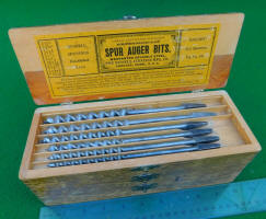 Russell Jennings Auger Bits in 3 Tier Box