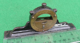 L. L. Davis Mantle Clock Inclinometer / Level