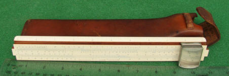 Dietzgen Slide Rule w/ Magnifier & Humped Case