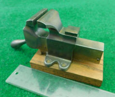 Miniature Nickel Plated Quick Action Vise