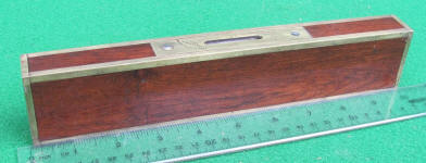 Stratton Brothers #10 10 Rosewood Brass Bound Plumb & Level