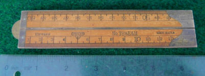 Stanley 78 1/2 E & M - English / Metric Rule