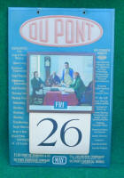 1919 DuPont Explosives Perpetual Advertising Calendar
